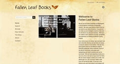 Desktop Screenshot of fallenleafbooks.com