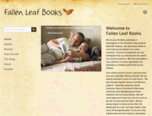 Tablet Screenshot of fallenleafbooks.com